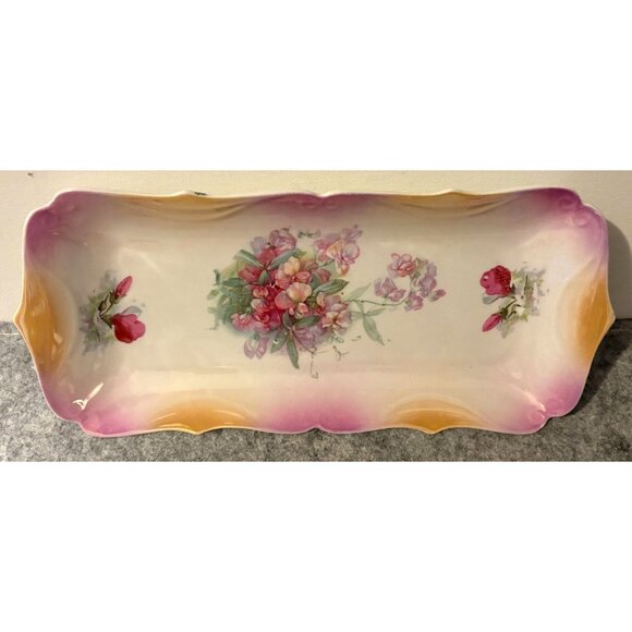 Vintage Relish/Celery Dish from Bavaria  11.25" x 4.75"  # 3132 - Picture 2 of 6